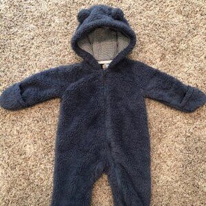 Carter's Sherpa Hooded One Piece 3mo